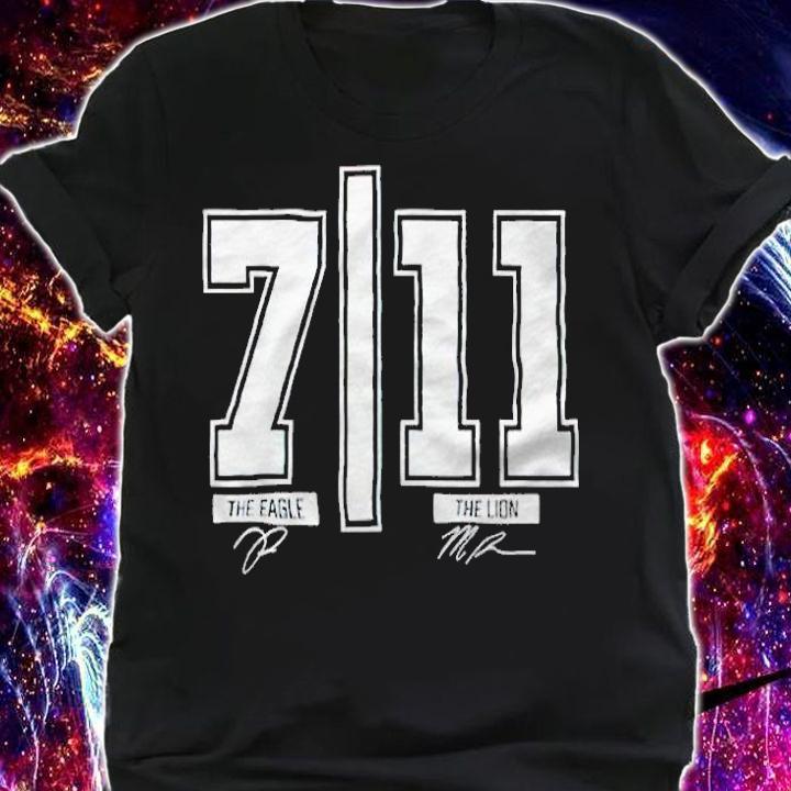 Trevon Diggs and Micah Parsons 7-11 signature T-shirt shirt