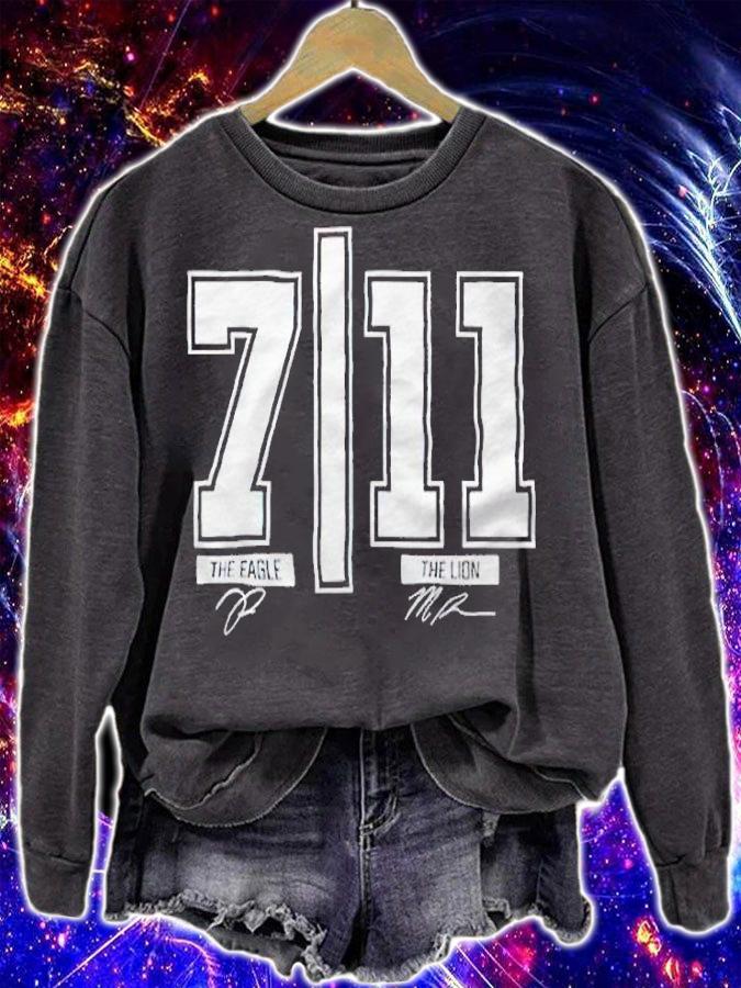 Trevon Diggs and Micah Parsons 7-11 signature T-shirt sweatshirt