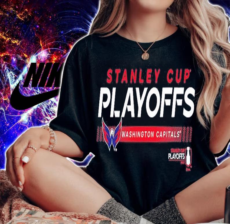 Washington Capitals Stanley Cup 2022 Playoffs T-Shirt woman shirt