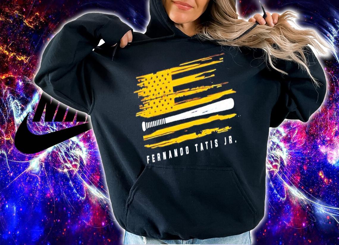 Fernando Tatis Jr. Baseball Flag Graphic Shirt hoodie