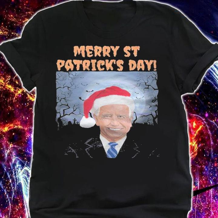 Funny Joe Biden Merry ST Patrick's Day Joe Biden Halloween T-Shirt shirt