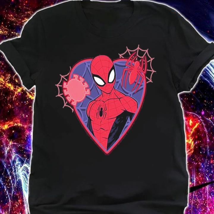 Spider Man Valentine Happy Valentines Day T-Shirt