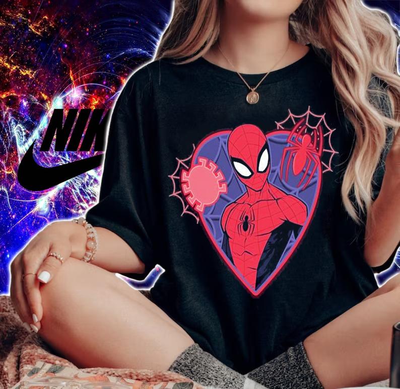 Spider Man Valentine Happy Valentines Day T-Shirt