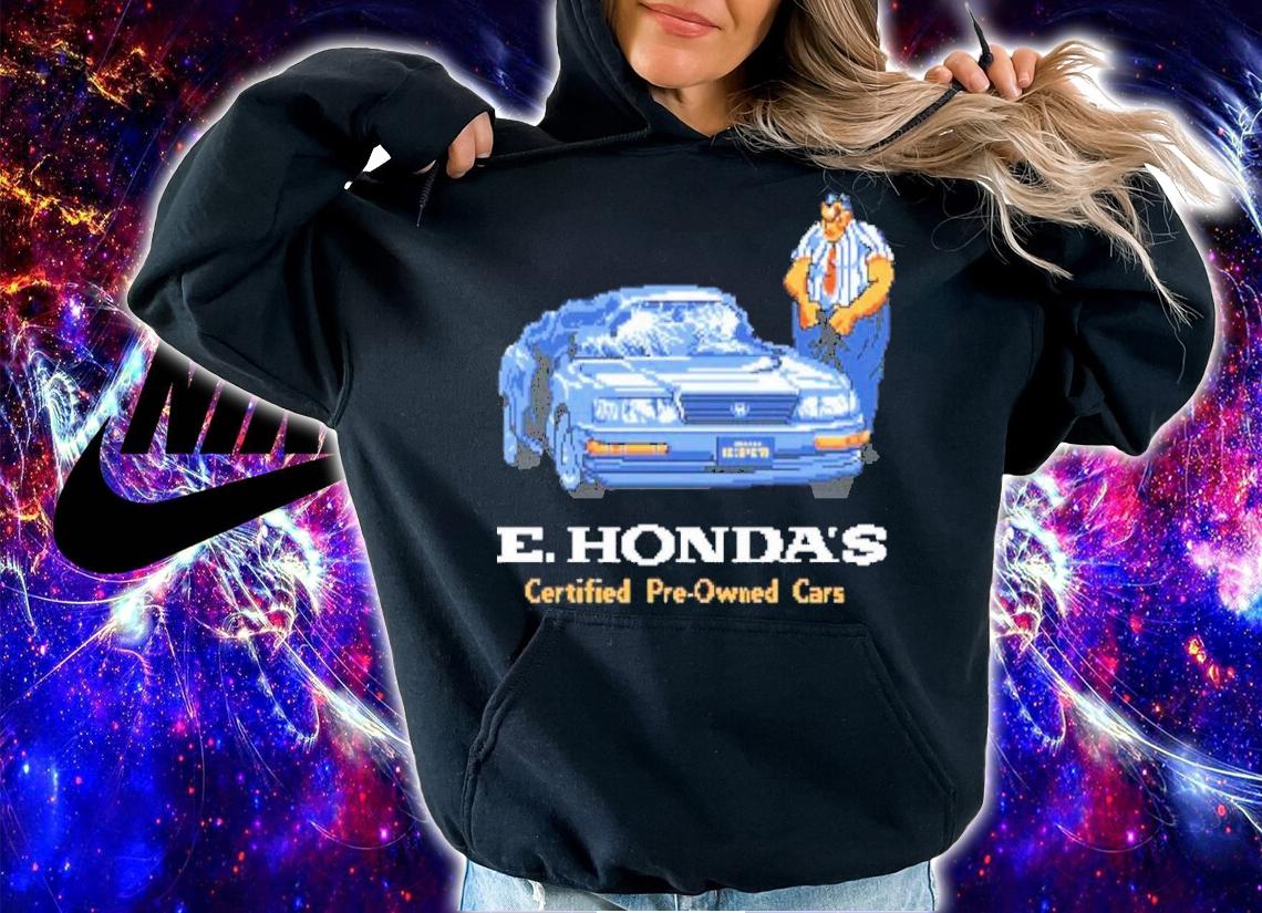 CPO Cars E. Honda's Certified Pre-owned Cars Shirt hoodie