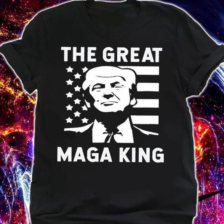 Donald Trump The Great Maga King USA Flag Shirt shirt
