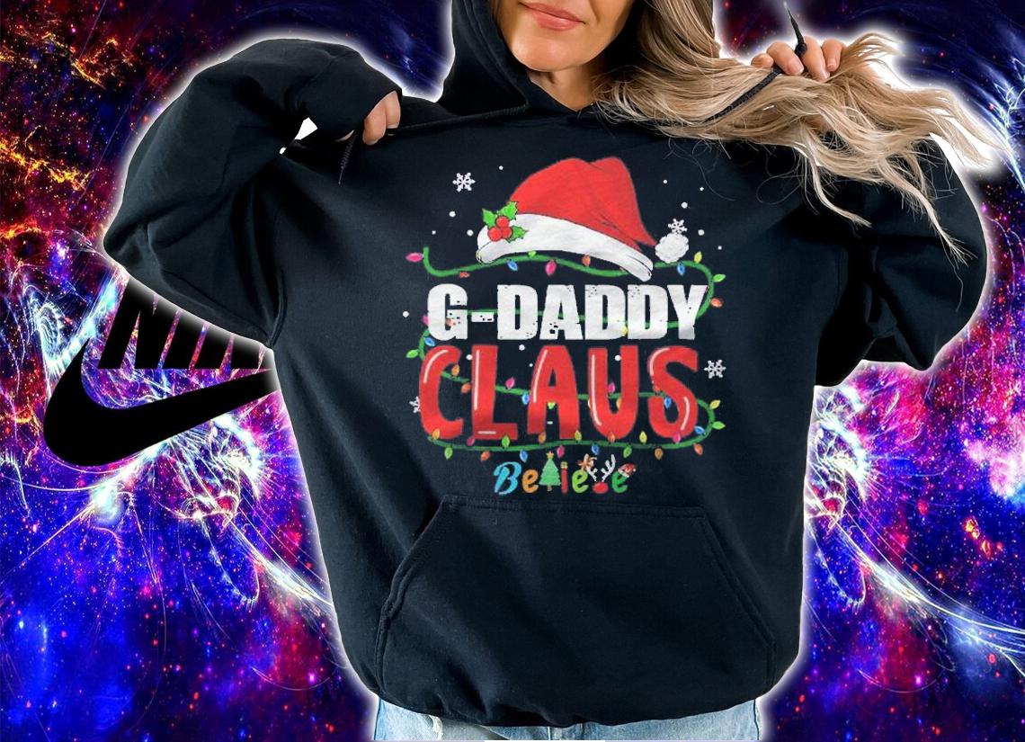 Funny Santa G-Daddy Claus Christmas Matching Family Shirt hoodie