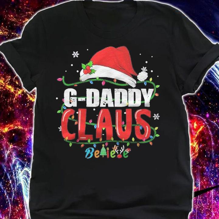 Funny Santa G-Daddy Claus Christmas Matching Family Shirt shirt