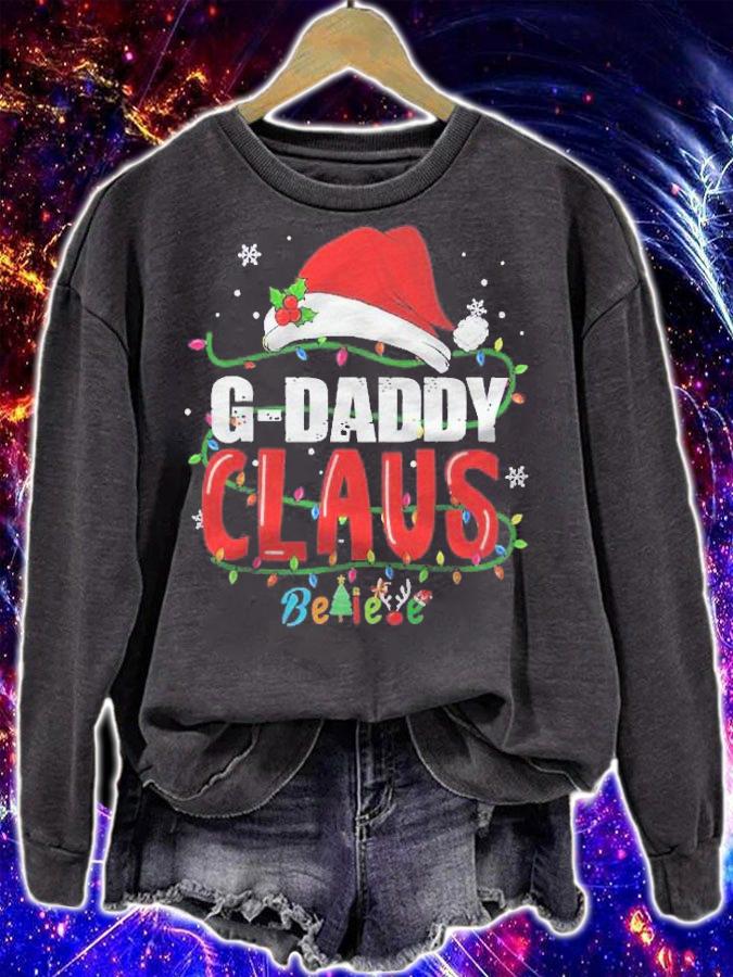 Funny Santa G-Daddy Claus Christmas Matching Family Shirt sweatshirt