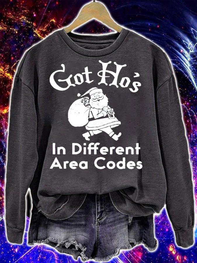 Got Ho's In Different Area Codes Christmas shirt