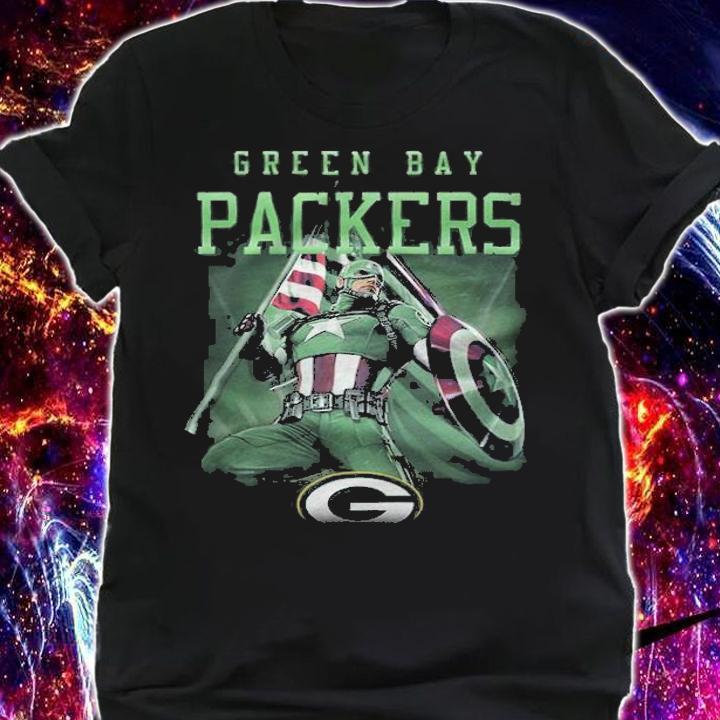 Green Bay Packers Chris Evans Captain America T-shirt shirt