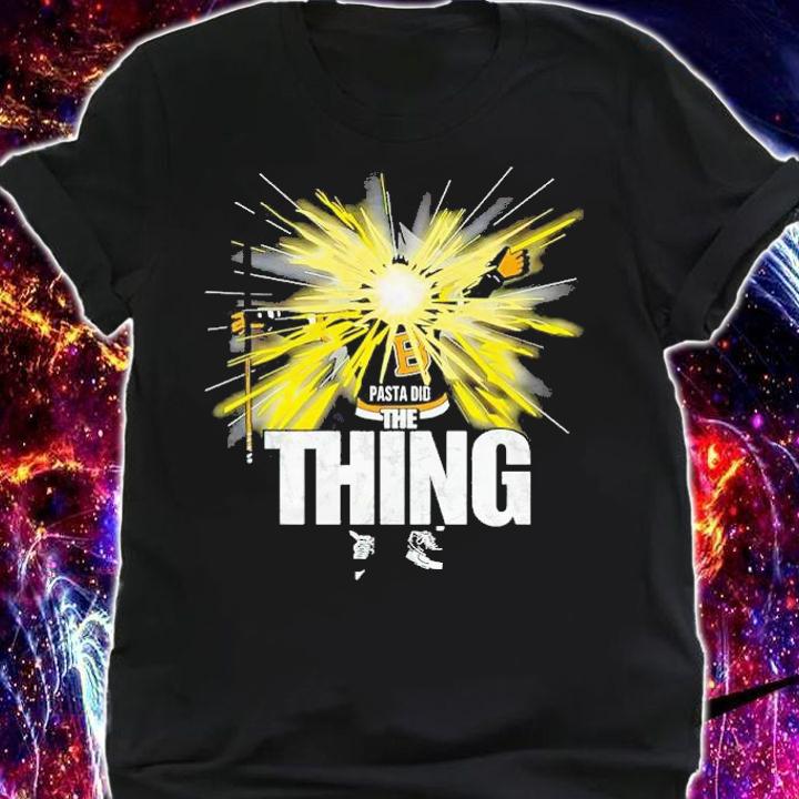 Hockey Boston Pasta Did The Thing Shirt shirt