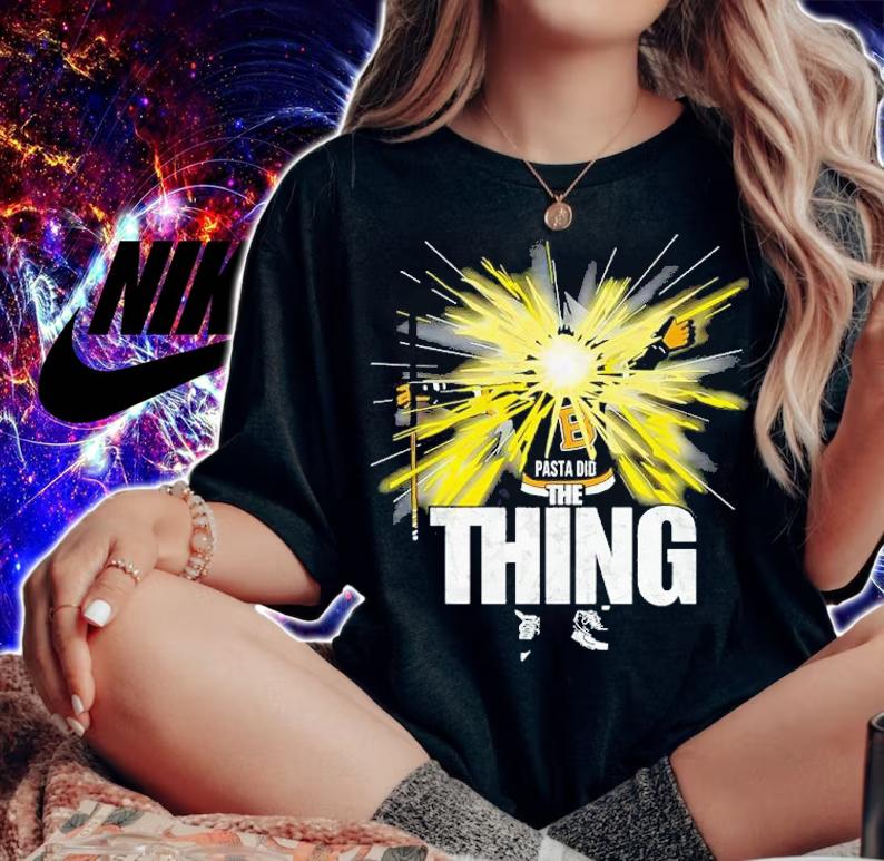 Hockey Boston Pasta Did The Thing Shirt woman shirt