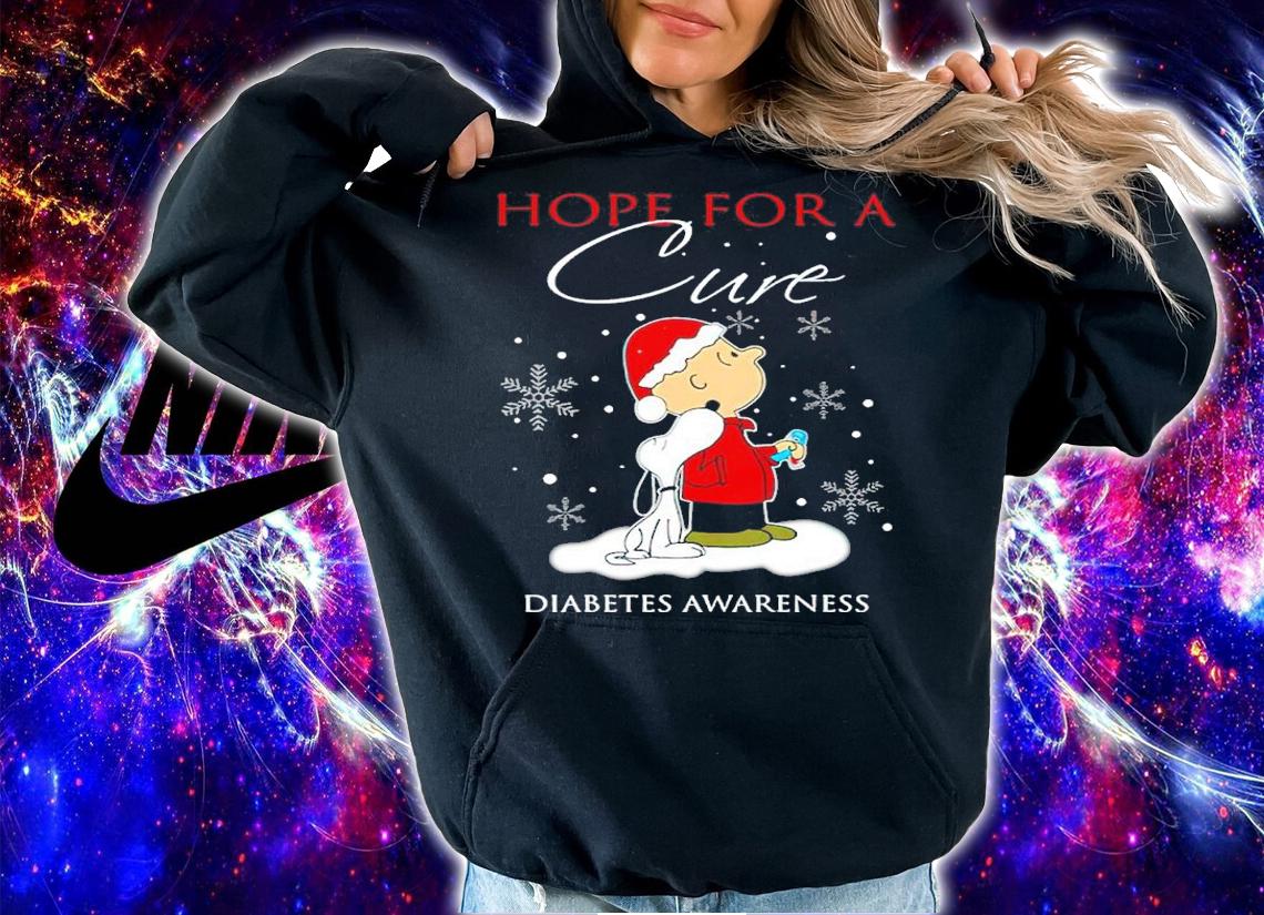 Hope For A Cure Diabetes Awareness Christmas shirt hoodie
