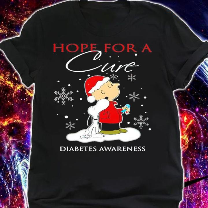 Hope For A Cure Diabetes Awareness Christmas shirt shirt
