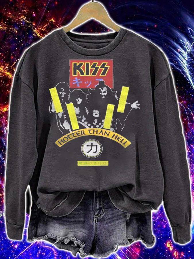Kiss Gift Hotter Than Hell shirt sweatshirt