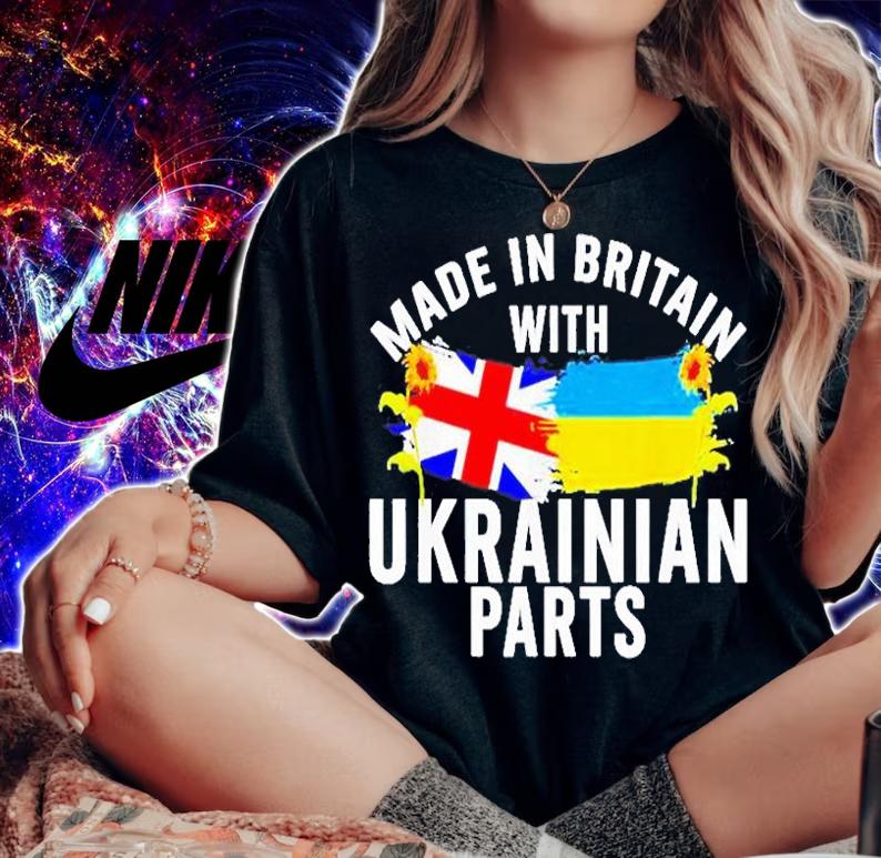 Made In Britain With Ukrainian Parts T-Shirt