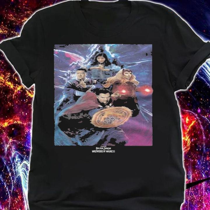 Marvel Dr. Strange Group Hero Shot T-shirt shirt