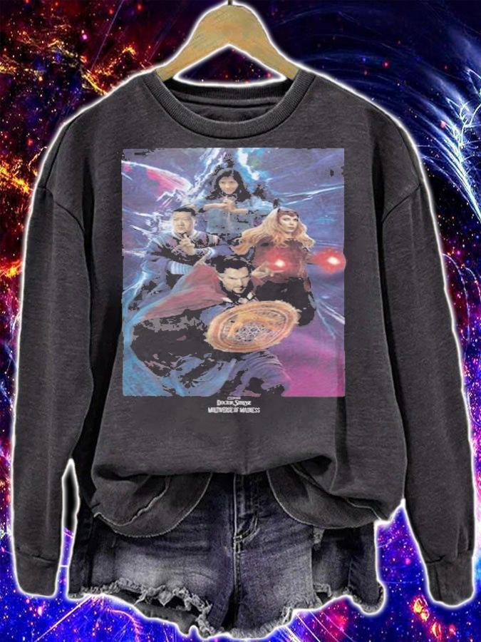 Marvel Dr. Strange Group Hero Shot T-shirt sweatshirt