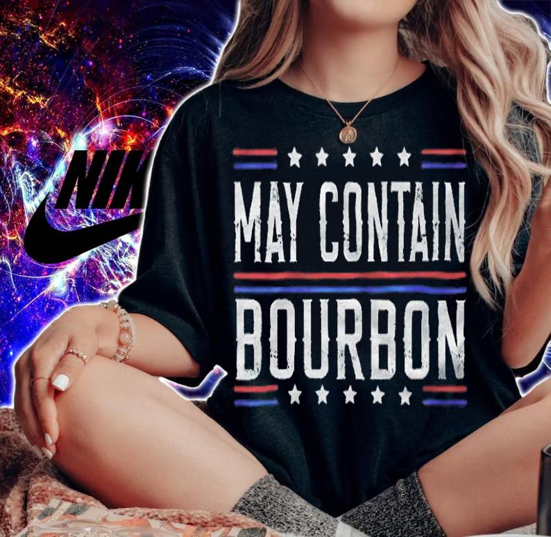 May Contain Bourbon T-Shirt woman shirt