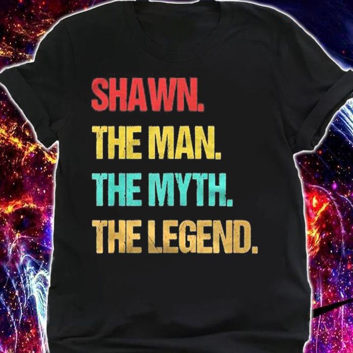 Mens Shawn The Man The Myth The Legend Shirt shirt