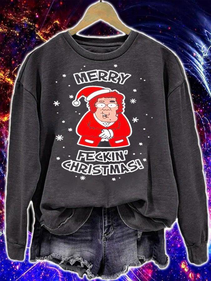 Mrs. Brown's Boys merry feckin' Christmas shirt sweatshirt