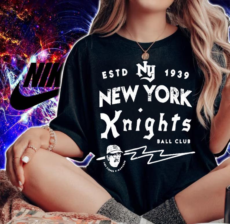 New York Knights Ball Club T-Shirt woman shirt