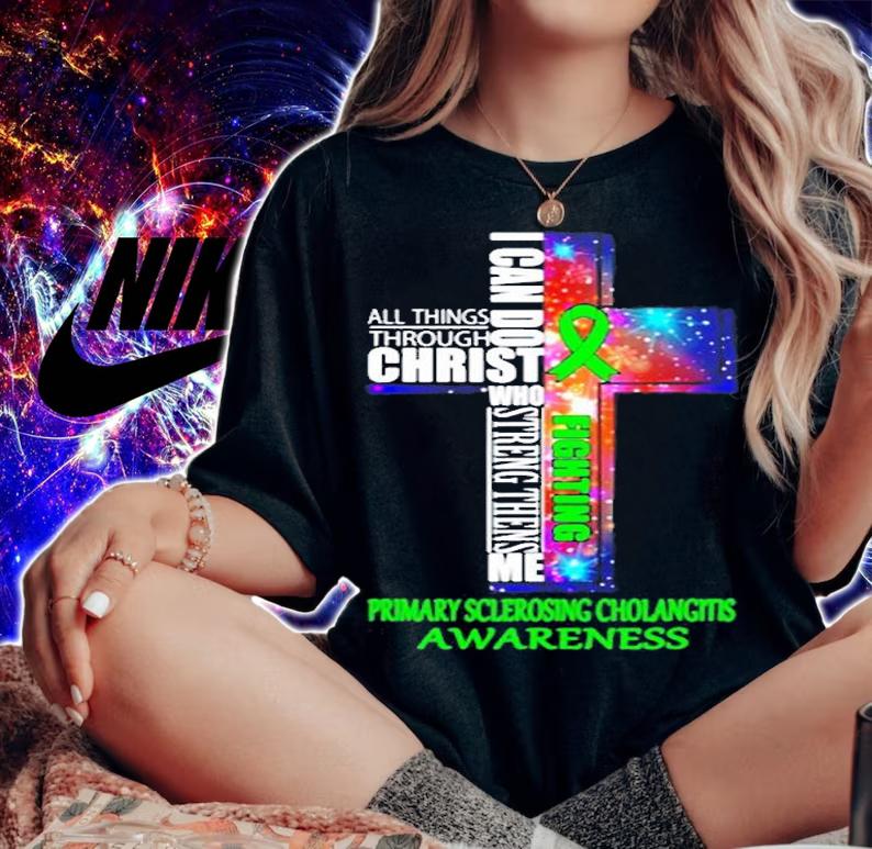 Primary Sclerosing Cholangitis Awareness Green Ribbon T-Shirt
