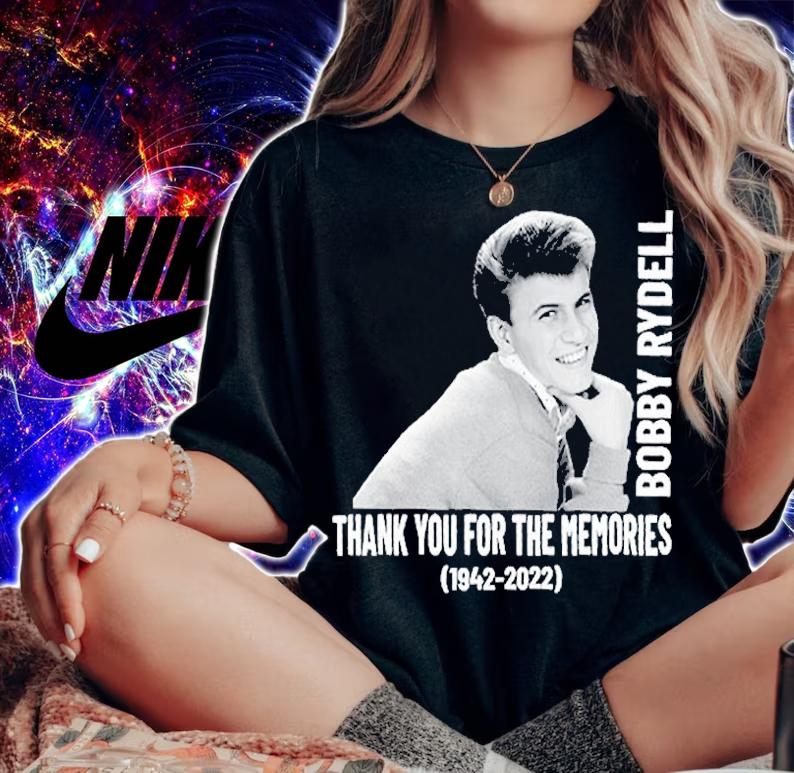 Rest In Peace Bobby Rydell RIP 1942 2022 T-Shirt woman shirt