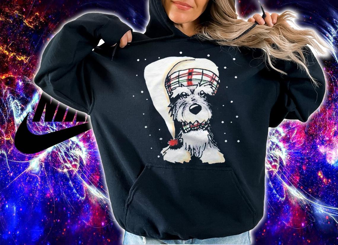 Schnauzer Christmas funny T-shirt hoodie