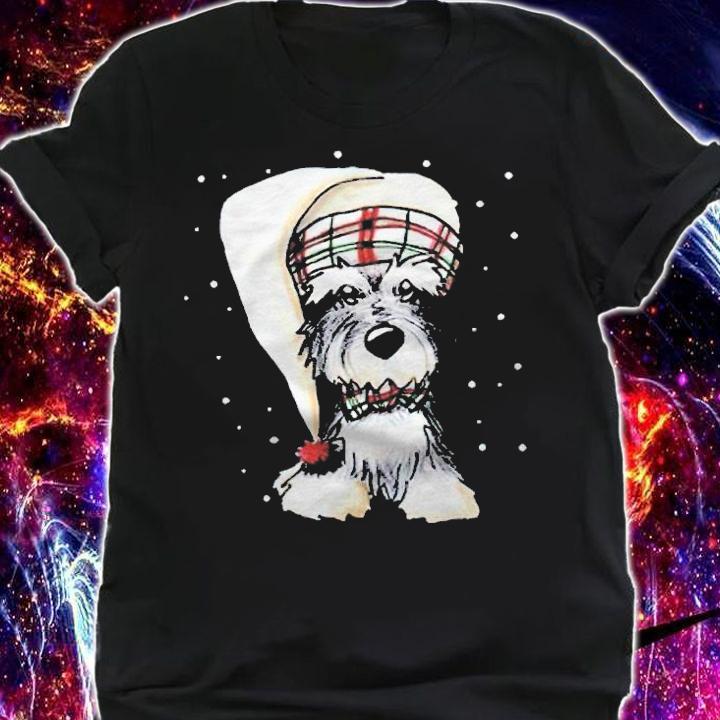 Schnauzer Christmas funny T-shirt shirt