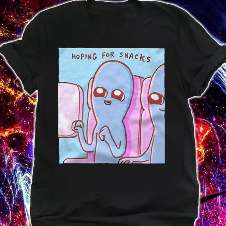 Strange Planet hoping for snacks T-shirt