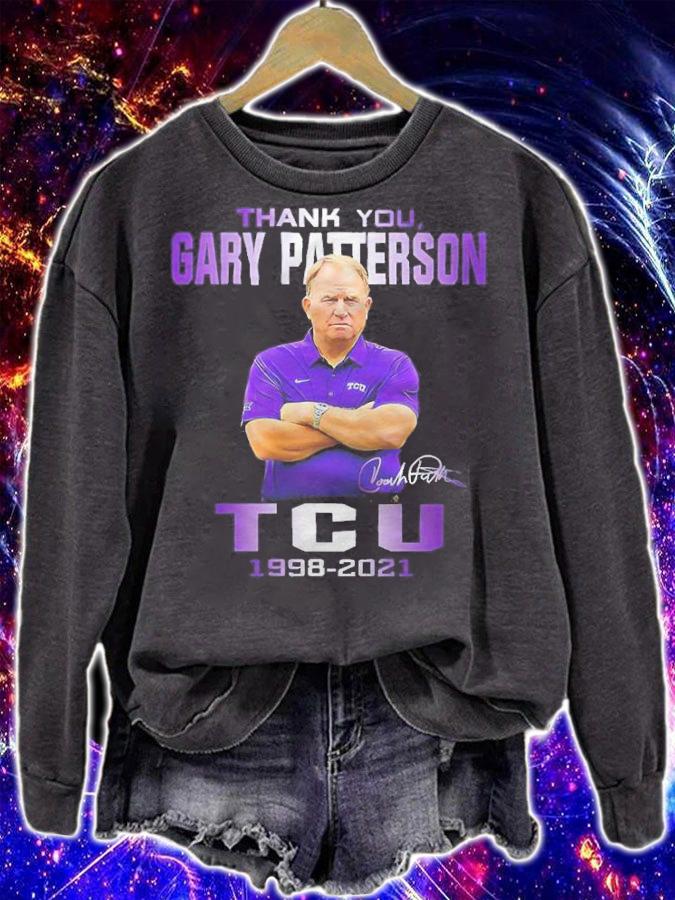 Thank You Gary Patterson TCU Football 1998-2021 Signatures Shirt sweatshirt