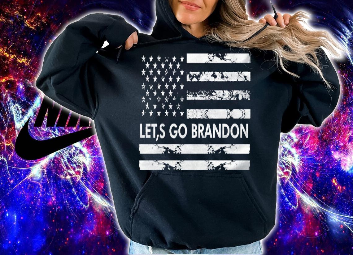 Trending let,s Go Brandon Joe Biden Chant USA Flag T-Shirt hoodie