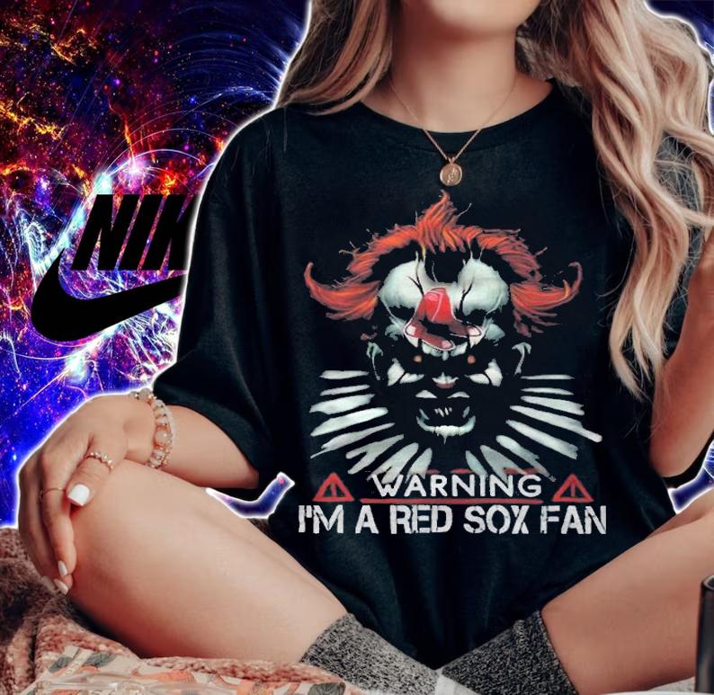 Warning I'm a Joker Red Sox Fan shirt woman shirt