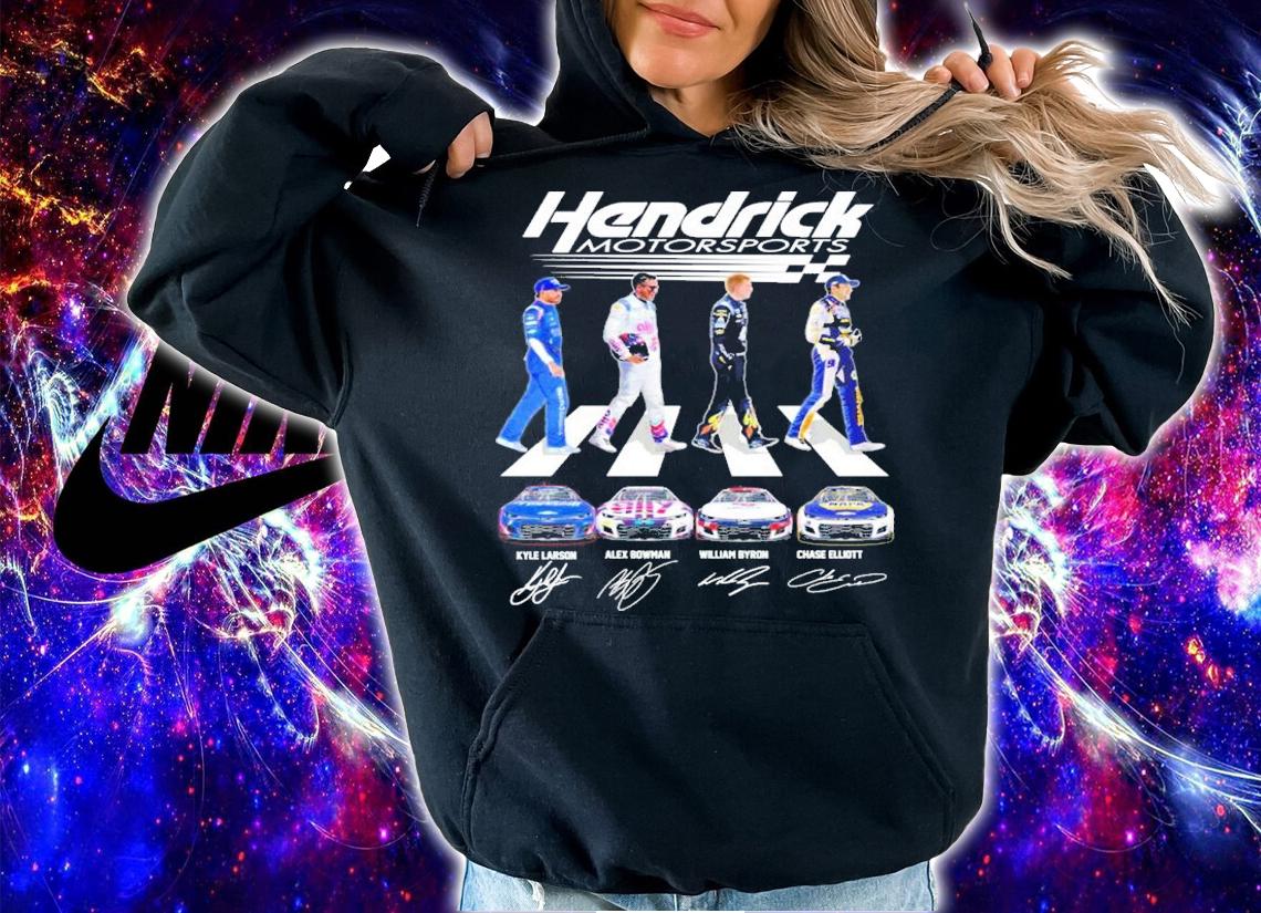 Hendrick Motorsports Abbey Road Signatures The Beatles t-shirt hoodie