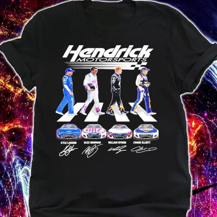 Hendrick Motorsports Abbey Road Signatures The Beatles t-shirt shirt
