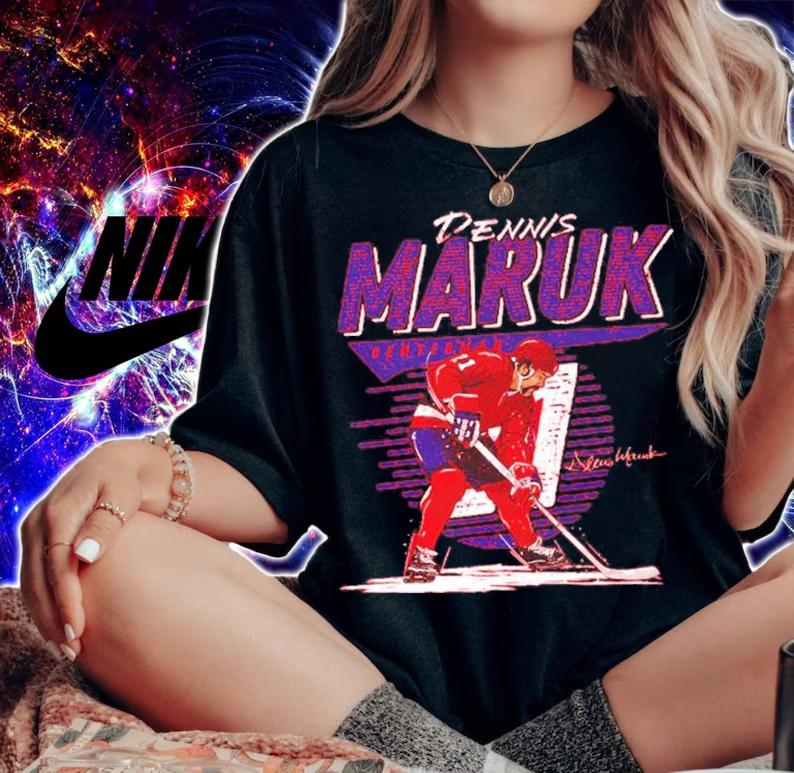 Dennis Maruk Washington Hockey Signatures Shirt woman shirt