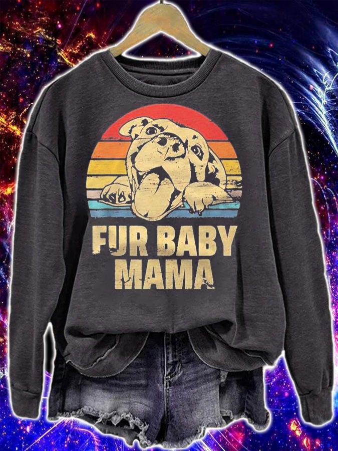Fur Baby Mama Funny Baby Mama Dog Mom Shirt