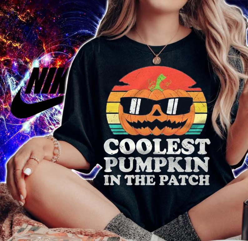 Kids Coolest Pumpkin In The Patch Toddler Boys Halloween Vintage Shirt woman shirt