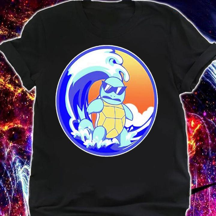 Pokemon Squirtle Wave Shirt shirt