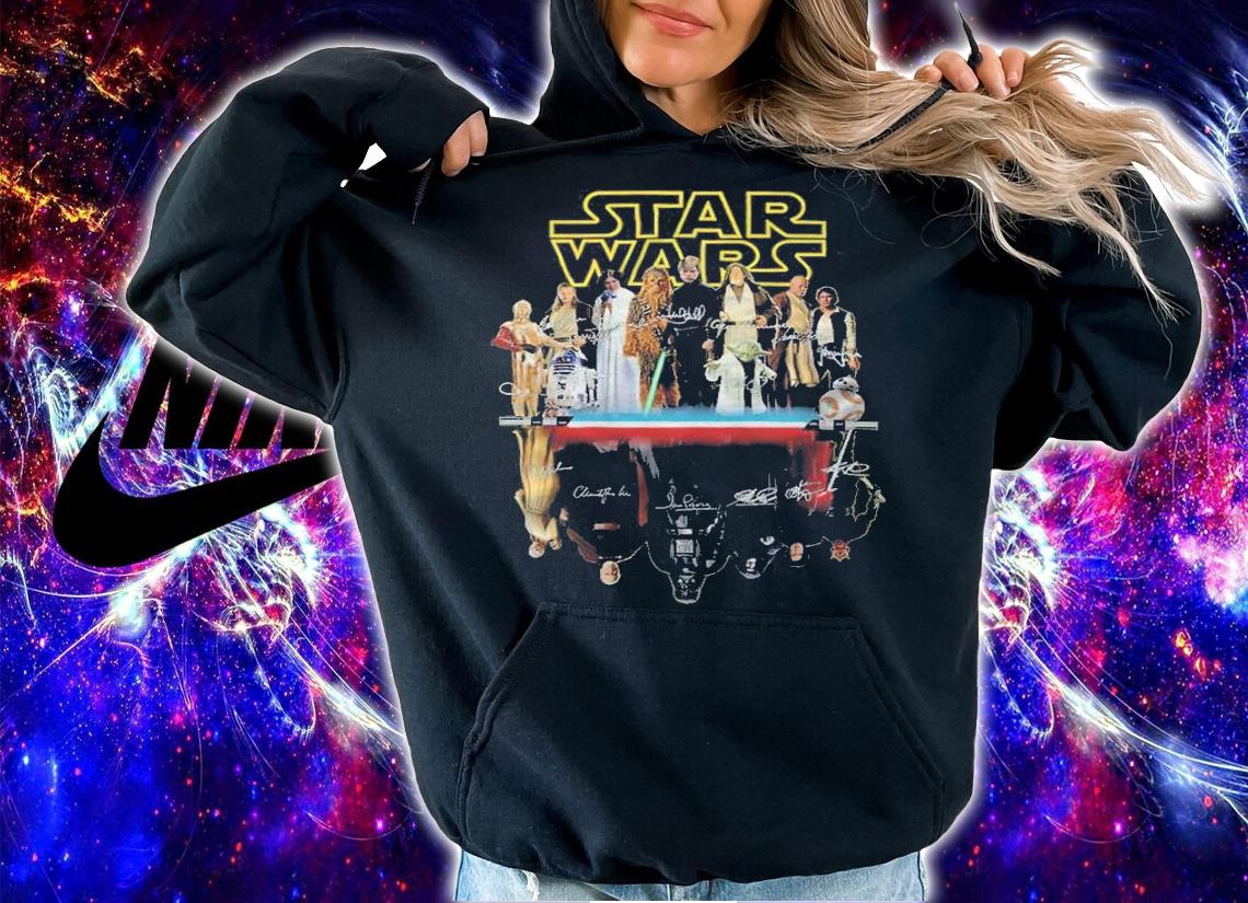 Star Wars signatures shirt