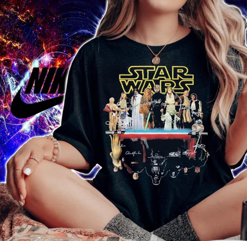 Star Wars signatures shirt