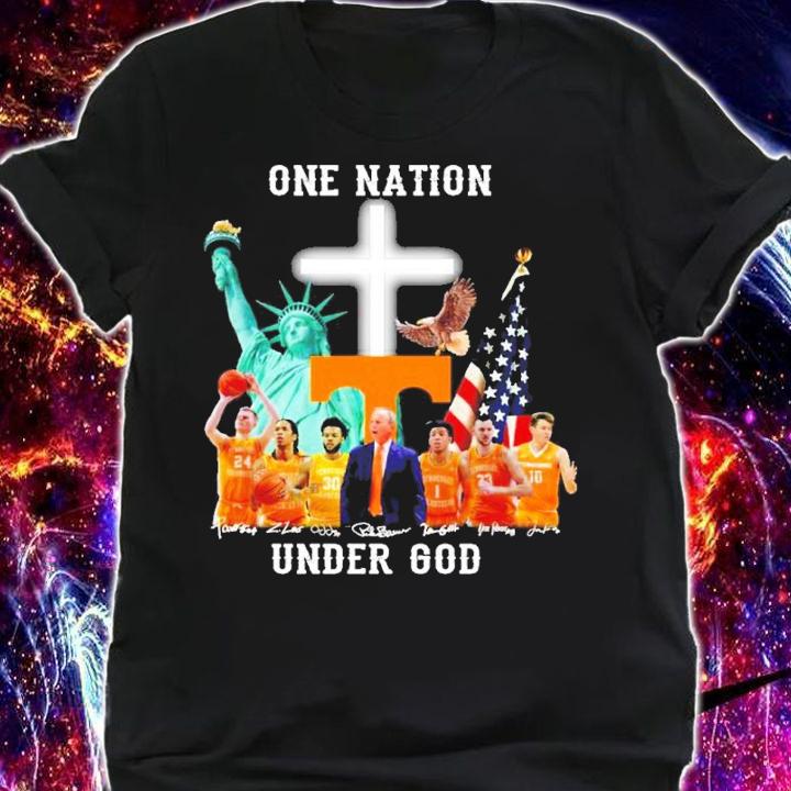 Tennessee Volunteers One Nation Under God Signatures Shirt shirt