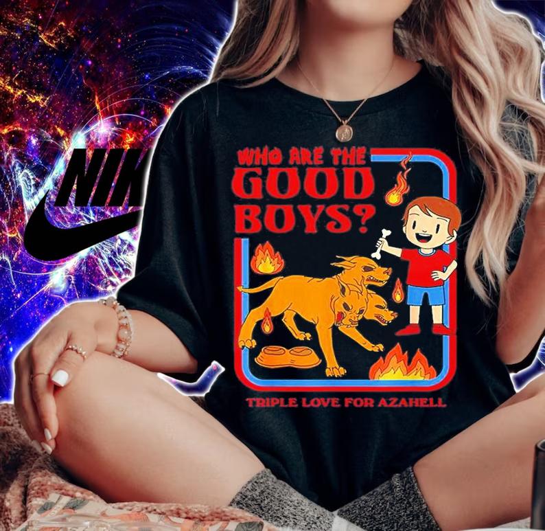 Who Are The Good Boys Riple Love For Azahell T-Shirt woman shirt