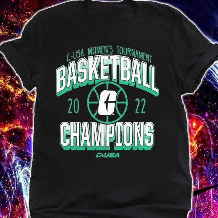 Charlotte 49ers 2022 C-USA Women's Basketball Conference Tournament Champions T-Shirt shirt