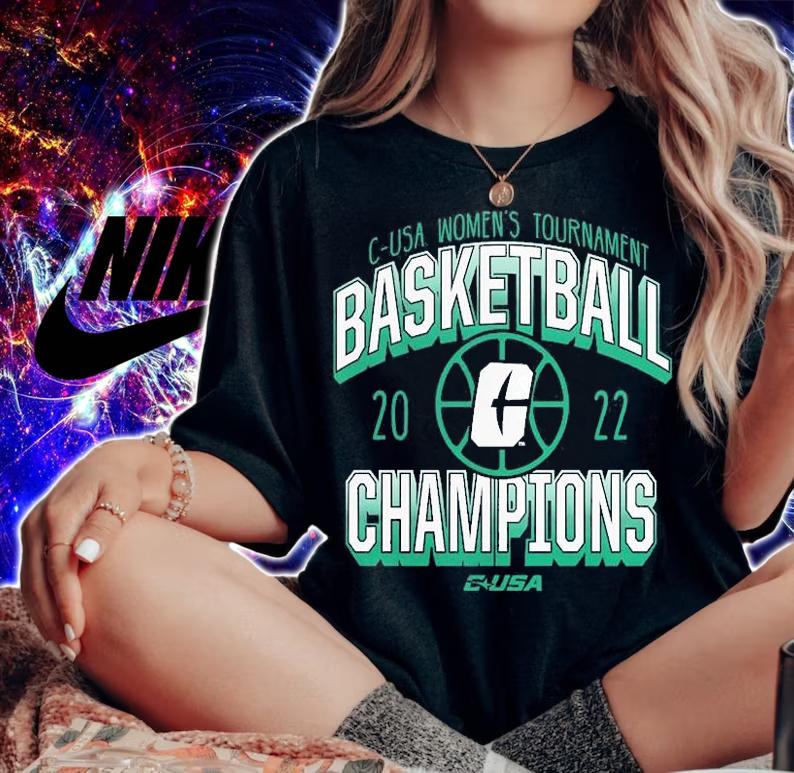 Charlotte 49ers 2022 C-USA Women's Basketball Conference Tournament Champions T-Shirt woman shirt