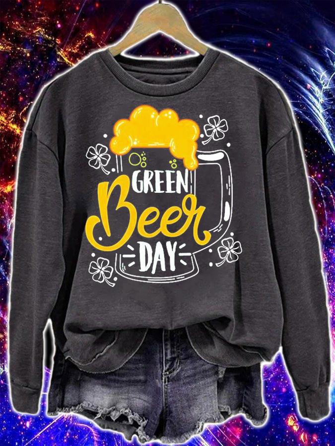 Green Beer Day St. Patrick's Day T-Shirt sweatshirt