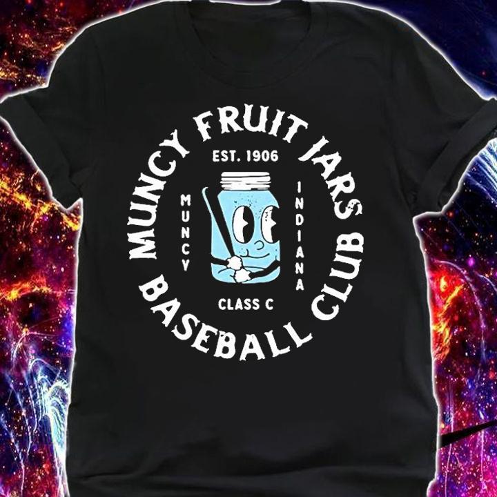 Muncy Fruit Jars Indiana Vintage Minor League Baseball T-Shirt shirt