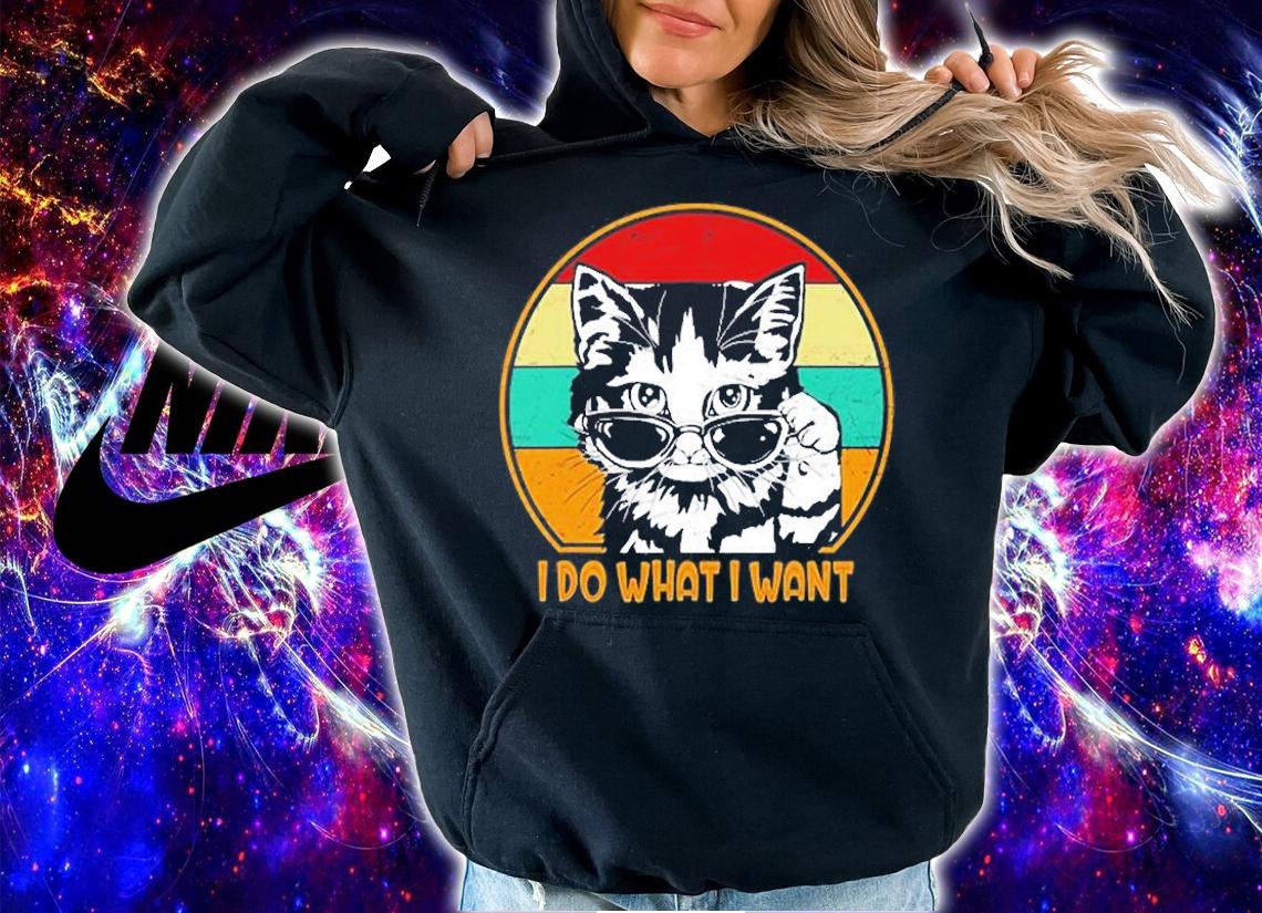 Retro I Do What I Want Cat T-Shirt
