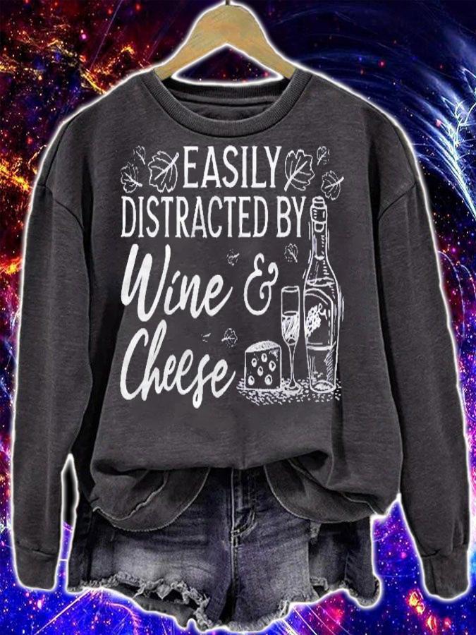 Wine And Cheese Apparel  Best Funny Wines Lover Design Shirt sweatshirt